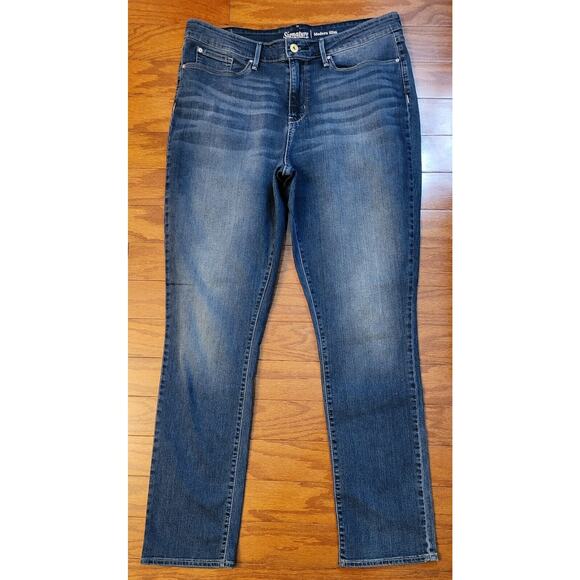 LEVI's Signature Modern Slim Women Jeans High Rise Skinny Sz 16L W35 L30 - Picture 1 of 13